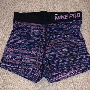Nike pro athletic shorts